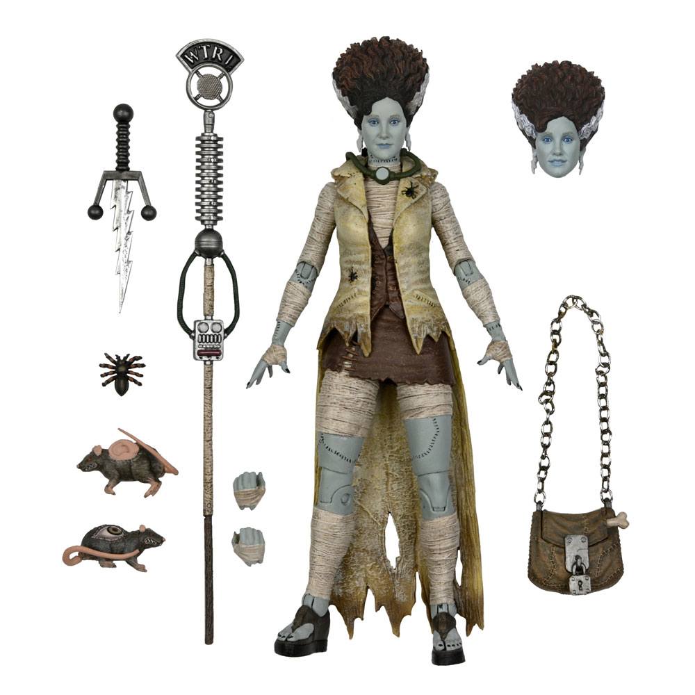 x_neca54185 Universal Monsters x Teenage Mutant Ninja Turtles Action Figure April as The Bride 18 cm - immagine 1