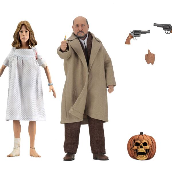 Halloween 2 Retro Action Figure 2-Pack Doctor Loomis & Laurie Strode 20 cm