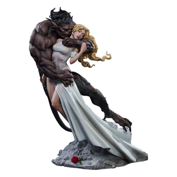 Original Artist Series Statue Beauty and the Beast by Maria Panfilova 46 cm