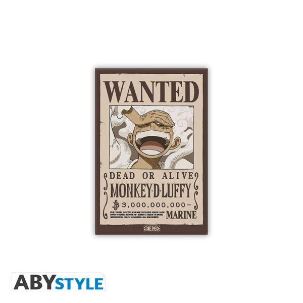 OP WANTED LUFFY STANDARD MAGNET