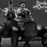 LAUREL & HARDY TOWED IN A HOLE FORD T 1/12 SCALE