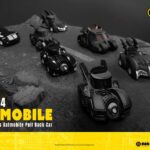 BATMAN BATMOBILE PULL BACK CAR BLIND BOX SET (6)