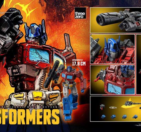 TRANSFORMERS MDLX OPTIMUS PRIME COMIC AF