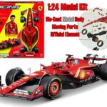 FERRARI F1 SF-24 - N.16 CHARLES LECLERC WITH HELMET - MODEL KIT 1:24