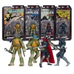 TEENAGE MUTANT NINJA TURTLES 5INCH FIGURE W/ COMIC ASSRT SET (6)