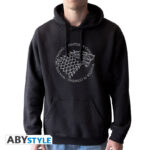 GAME OF THRONES - Hoodie - "Stark" man without zip black*