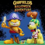 GARFIELD HALLOWEEN ADVENTURE PIRATE GARFIELD + PIRATE ODIE AF 2PK