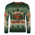 Star Wars Christmas Sweater Ewok'n around the Christmas Tree  Size XL