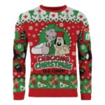 Wallace & Gromit Christmas Sweater Cracking Christmas Old Chum! Size XL