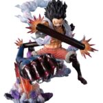 One Piece Figuarts ZERO Extra Battle PVC Statue Monkey D. Luffy Gear 4 Snake Man King Cobra 21 cm