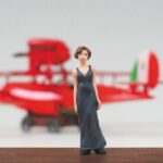 Porco Rosso model kit with figure 1/48 Savoia S.21F Version 2 & Gina