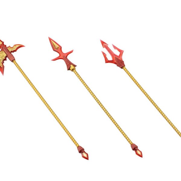 Kotobukiya M.S.G. Model Kit Accessory Set Virtuous Style 11 Pole Weapon Set Flamerite Ver.
