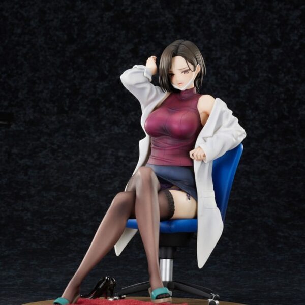 Original Character Statue 1/6 The Sulky School Nurse Illustrated by Keso Shirou 22 cm