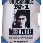 Harry Potter Glass Poster Undesirable No. 1 30 x 40 cm