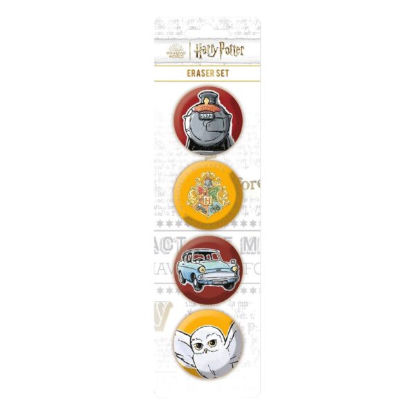 Harry Potter Eraser 4-Pack