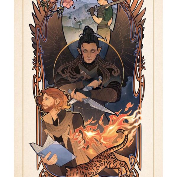 Critical Role Art Print Liam O'Brien: 10th Anniversary Art Nouveau Illustrations 46 x 28 cm - unframed