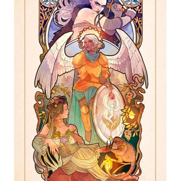 Critical Role Art Print Ashley Johnson: 10th Anniversary Art Nouveau Illustrations 46 x 28 cm - unframed