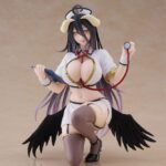 Overlord PVC Statue Desktop Cute Figure Albedo Nurse Ver. Renewal 13 cm