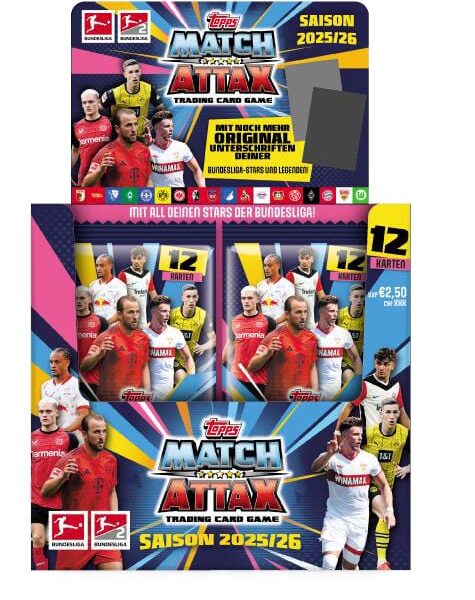 Bundesliga Match Attax Trading Cards 2025/26 Booster Display (36)