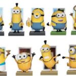 Minions Hero Box Papoy Series Mini Figures 6 cm Blind Box Display (6)