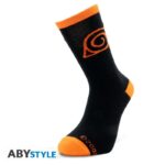 NARUTO SHIPPUDEN BLACK KONOHA SOCKS