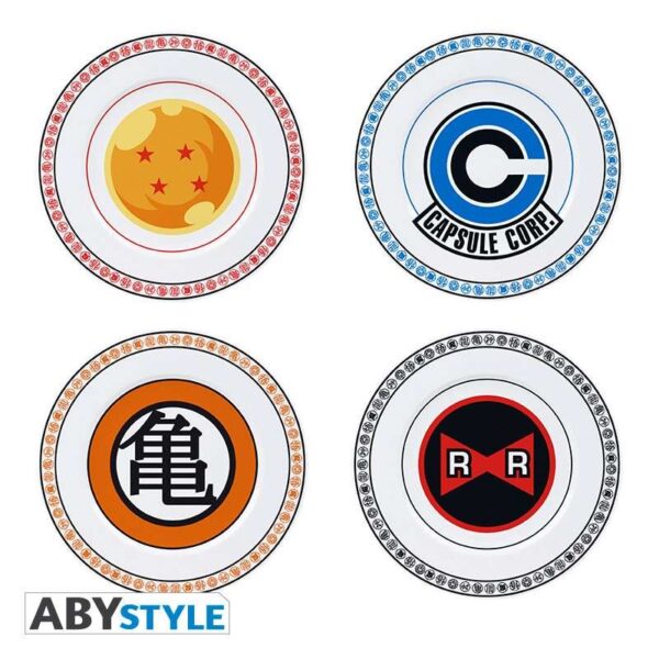 DB EMBLEMS SET PLATES (4x)