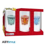 POKEMON GLASS SET (3X)