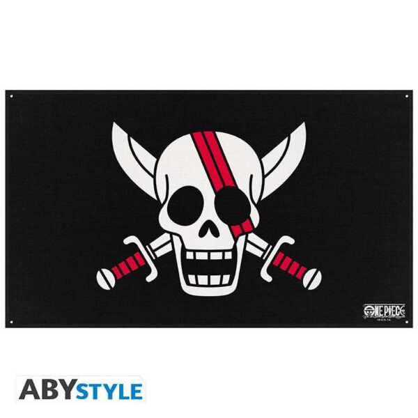 OP RED HAIR PIRATES FLAG (70X120)
