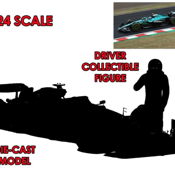 F1 ASTONM AMR25 W ALONSO 1:24 DIECAST