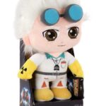 BACK TO THE FUTURE DOC BEANIES PLUSH IN DISPLAY