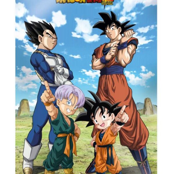 DRAGON BALL SUP GOKU VEGETA FAMILY 3DPOS