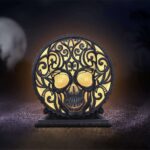 DEATH'S EMBRACE GOTHIC LAMP