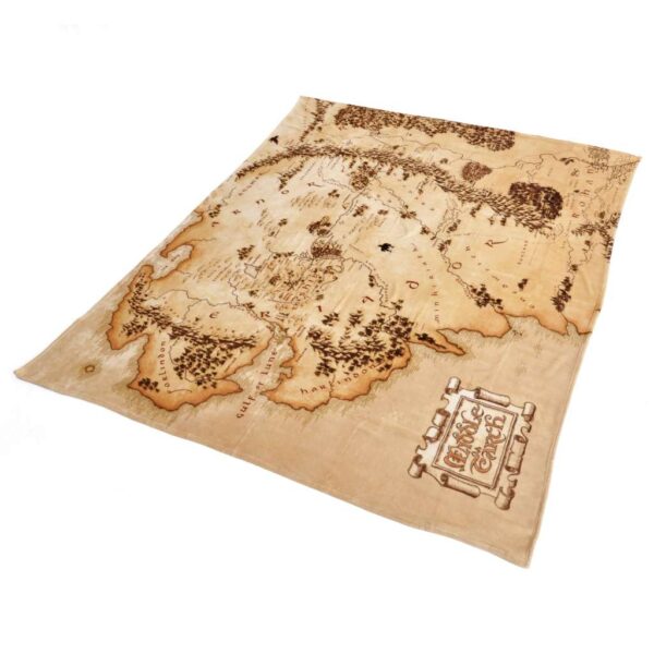 LOTR MIDDLEEARTH MAP BLANKET