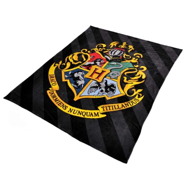 HARRY POTTER HOGWARTS CREST COZY BLANKET