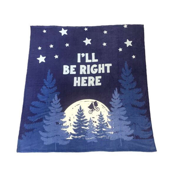 E.T. I'LL BE RIGHT HERE COZY BLANKET