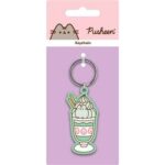 PUSHEEN MATCHA PVC KEYCHAIN