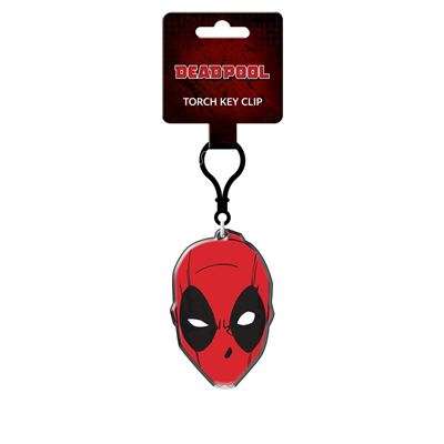 DEADPOOL FACE TORCH KEYCLIP