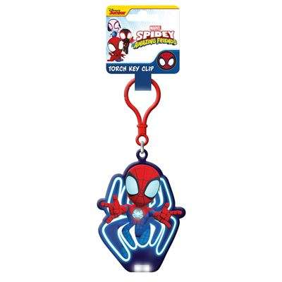 SPIDEY & FRIENDS GLOW TORCH KEYCLIP