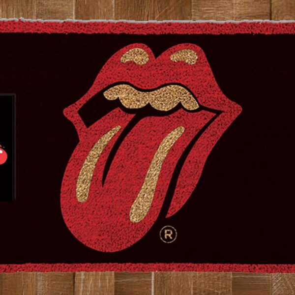 THE ROLLING STONES LOGO DOORMAT