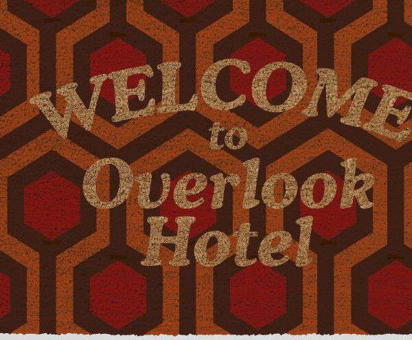 SHINING WELCOME OVERLOOK HOTEL DOORMAT