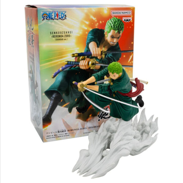 Banpresto One Piece Roronoa Zoro Senkozekkei Figura 15cm Banpresto