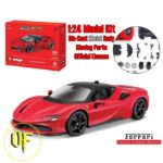 Bburago Metal Model Kit Ferrari SF90 Stradale DieCast 1:24 Kit di Montaggio
