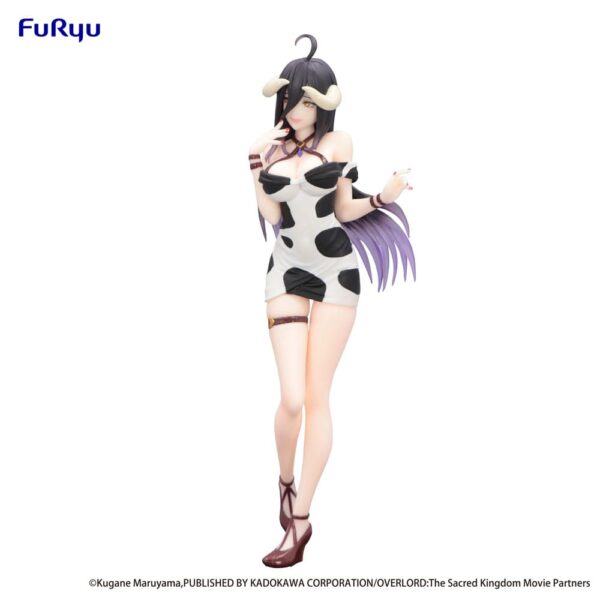 Overlord Trio-Try-iT PVC Statue Albedo Mini Dress Cow Pattern Ver. 21 cm - Furyu