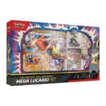 Pokemon - Mega Lucario EX - Collezione - gioco di carte in italiano con Statua