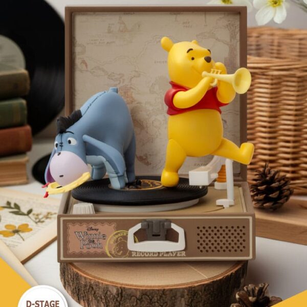 Winnie the Pooh Record Player Series PVC figure Pooh's Hundred Acre Band 12 cm