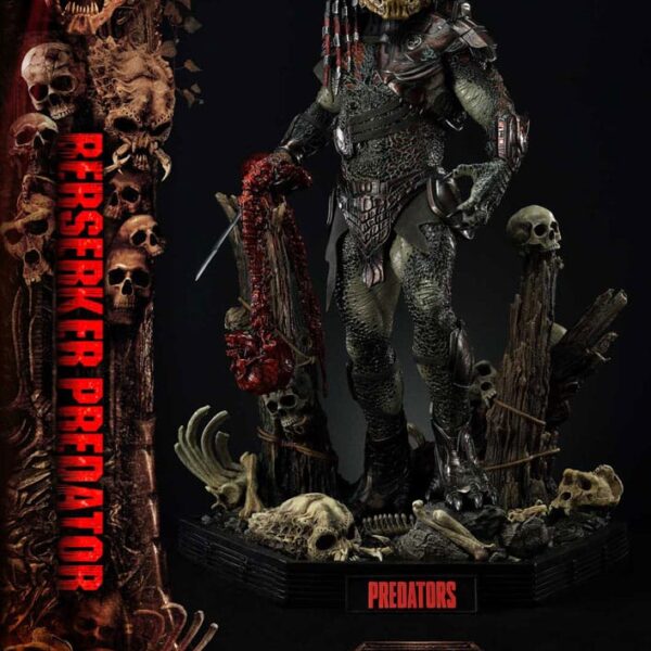 Predators Statue Berserker Predator Deluxe Version 100 cm