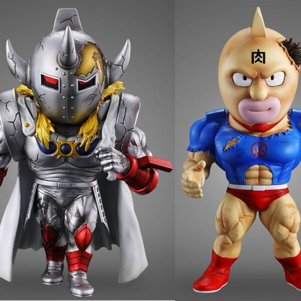 Kinnikuman Sofvi Soft Vinyl Figure Defo Burst Muscle Kinnikuman & Goldman