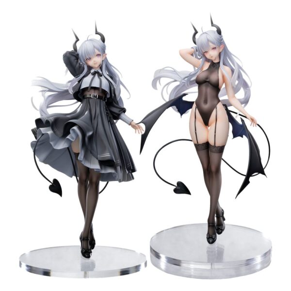 Original Character Fantasias Series Statue 1/6 set of 2 Thea-chan Apprentice Succubus Ver. (Regular Outfit & Underwear Edition) 29 cm