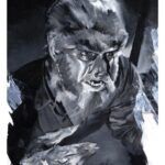The Wolf Man Art Print The Wolf Man by Chris Valentine 41 x 31 cm - unframed