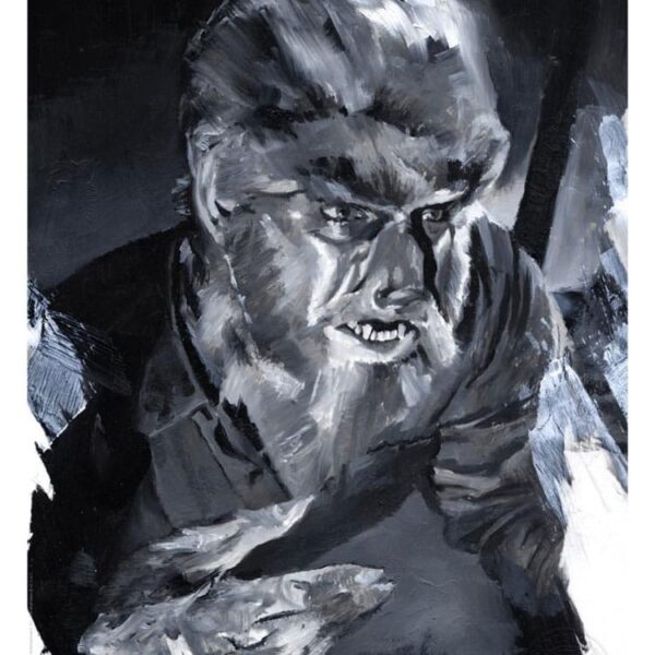 The Wolf Man Art Print The Wolf Man by Chris Valentine 41 x 31 cm - unframed
